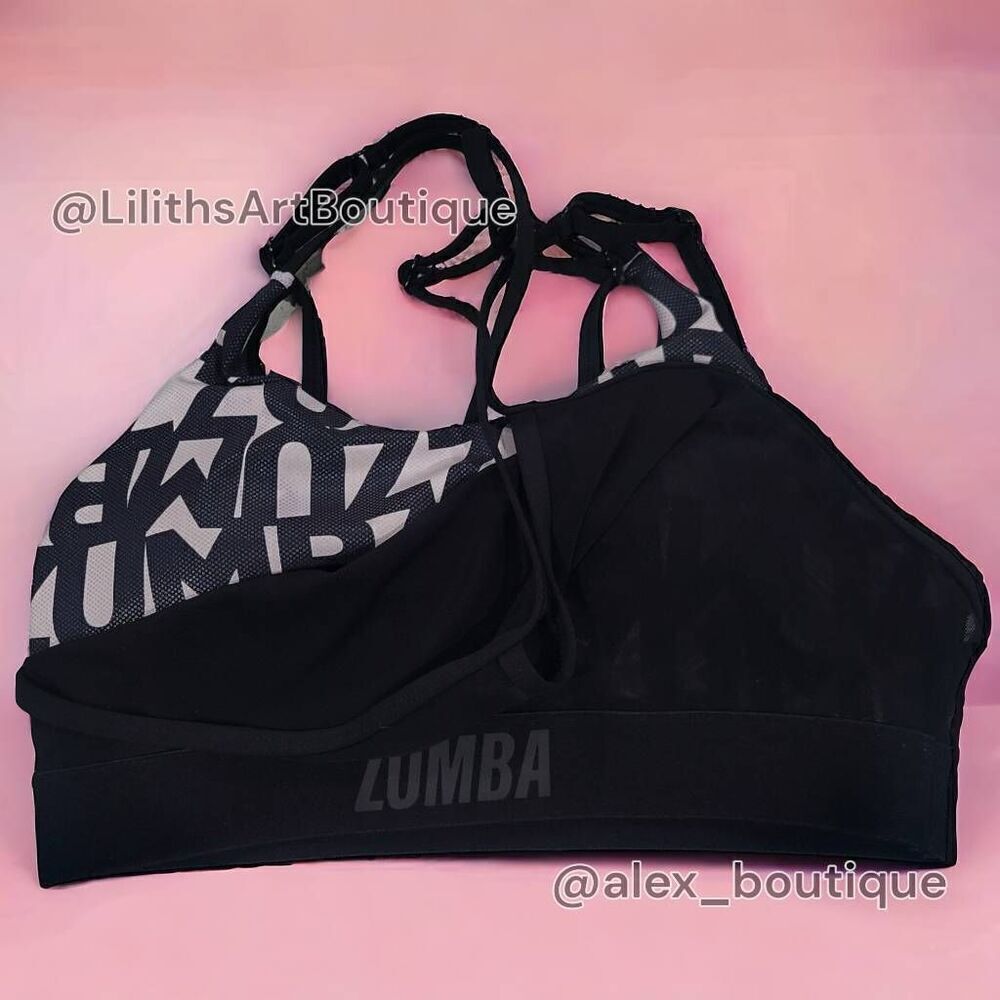 🖤Zumba Sheer Mesh Sports Bra(G018)-Size M for Women - Picture 5 of 8